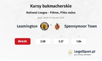 Leamington - Spennymoor Town kursy bukmacherskie