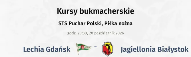 Lechia Gdansk - Jagiellonia Białystok kursy bukmacherskie