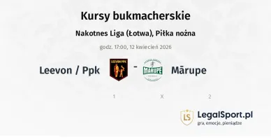 Leevon / PPK - Mārupe kursy bukmacherskie
