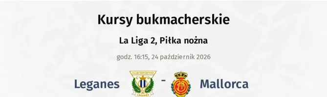 Leganes - Mallorca kursy bukmacherskie