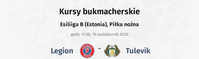 Legion - Tulevik kursy bukmacherskie
