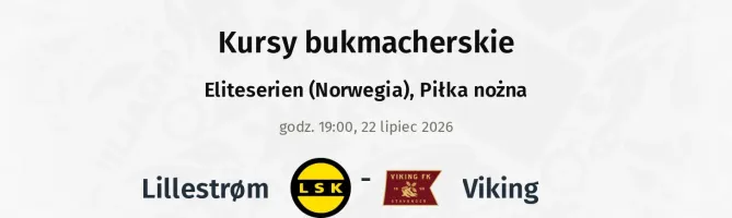 Lillestrom - Viking kursy bukmacherskie
