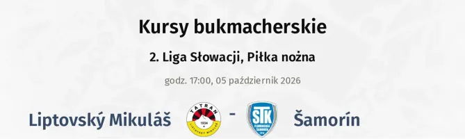 Liptovský Mikuláš - Šamorín kursy bukmacherskie