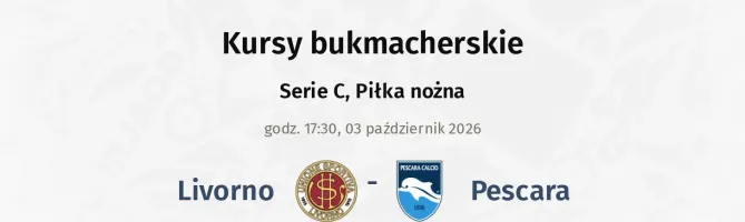 Livorno - Pescara kursy bukmacherskie