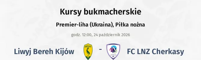 Liwyj Bereh Kijów - FC LNZ Cherkasy kursy bukmacherskie