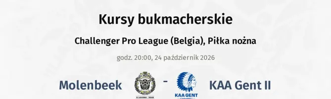 Lokeren-Temse - KAA Gent II kursy bukmacherskie