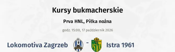Lokomotiva Zagreb - Istra 1961 kursy bukmacherskie