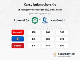Lommel SK - KAA Gent II kursy bukmacherskie