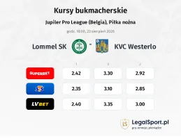Lommel SK - KVC Westerlo kursy bukmacherskie