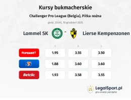 Lommel SK - Lierse Kempenzonen kursy bukmacherskie