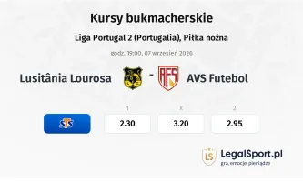 Lusitânia Lourosa - AVS Futebol kursy bukmacherskie