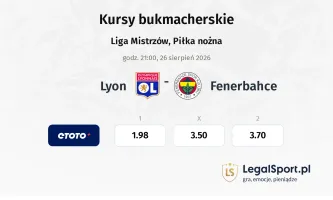 Lyon - Fenerbahce kursy bukmacherskie