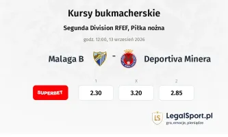 Malaga B - Deportiva Minera kursy bukmacherskie