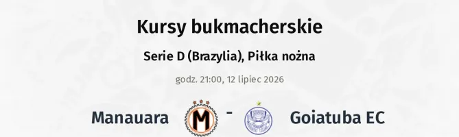 Manauara - Goiatuba EC kursy bukmacherskie