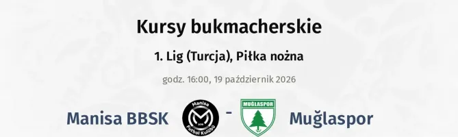 Manisa BBSK - Muğlaspor kursy bukmacherskie