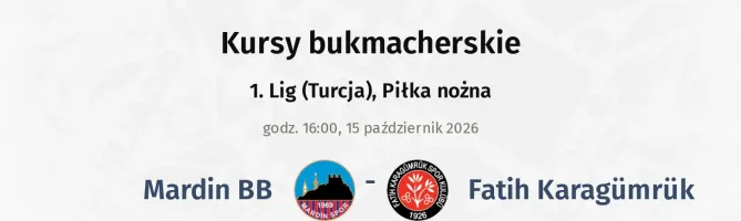 Mardin BB - Fatih Karagümrük kursy bukmacherskie