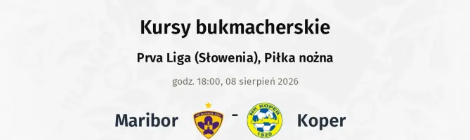 Maribor - Koper kursy bukmacherskie
