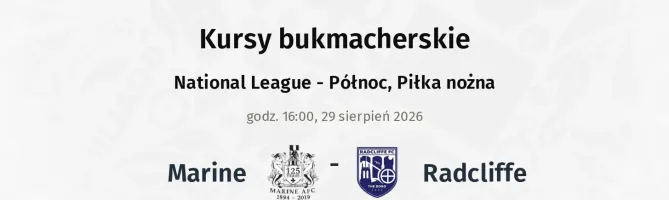 Marine - Radcliffe kursy bukmacherskie