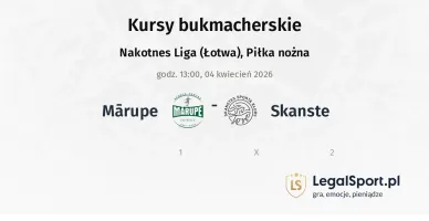 Mārupe - Skanste kursy bukmacherskie