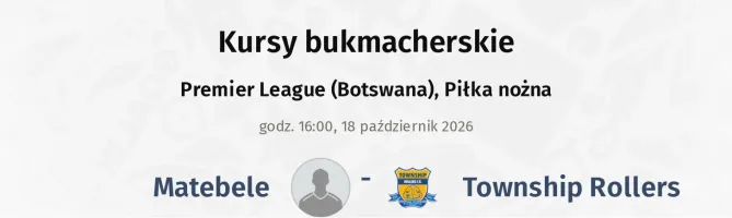 Matebele - Township Rollers kursy bukmacherskie