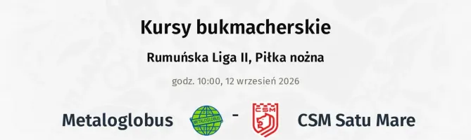 Metaloglobus - CSM Satu Mare kursy bukmacherskie