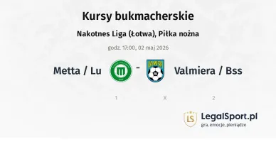 Metta / LU - Valmiera / BSS kursy bukmacherskie