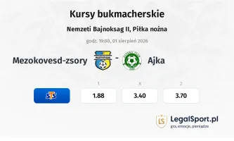 Mezokovesd-zsory - Ajka kursy bukmacherskie