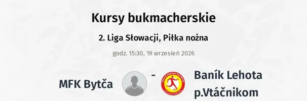MFK Bytča - Baník Lehota p.Vtáčnikom kursy bukmacherskie