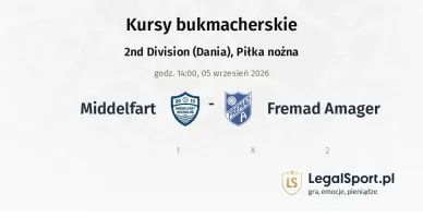 Middelfart - Fremad Amager kursy bukmacherskie