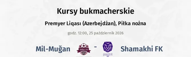 Mil-Muğan - Shamakhi FK kursy bukmacherskie