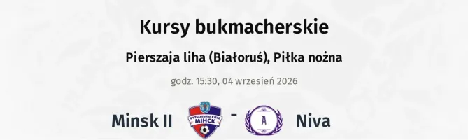 Minsk II - Niva kursy bukmacherskie