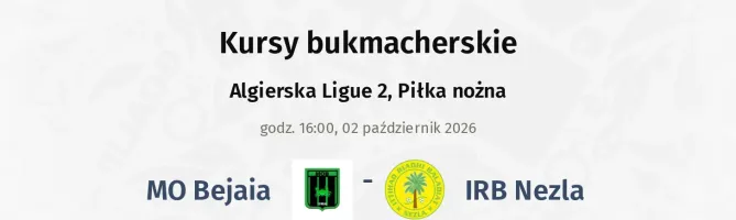 MO Bejaia - IRB Nezla kursy bukmacherskie