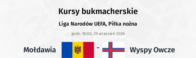 Mołdawia - Wyspy Owcze kursy bukmacherskie