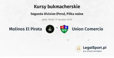 Molinos El Pirata - Union Comercio kursy bukmacherskie