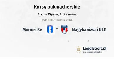 Monori Se - Nagykanizsai ULE kursy bukmacherskie