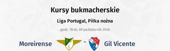 Moreirense - Gil Vicente kursy bukmacherskie