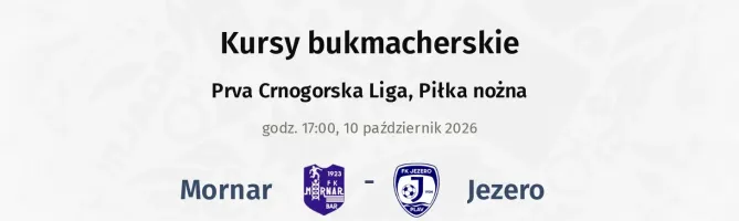 Mornar - Jezero kursy bukmacherskie