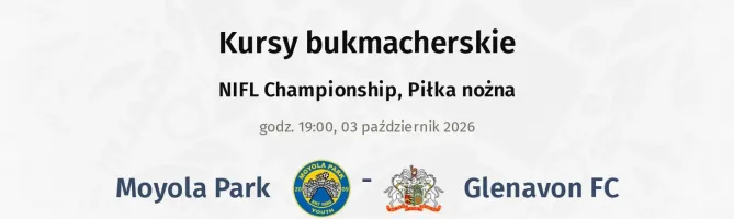 Moyola Park - Glenavon FC kursy bukmacherskie