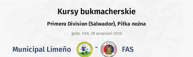 Municipal Limeño - FAS kursy bukmacherskie
