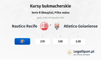 Nautico Recife - Atletico Goianiense kursy bukmacherskie