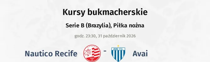 Nautico Recife - Avai kursy bukmacherskie