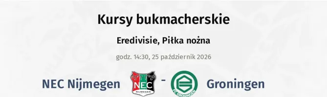 NEC Nijmegen - Groningen kursy bukmacherskie