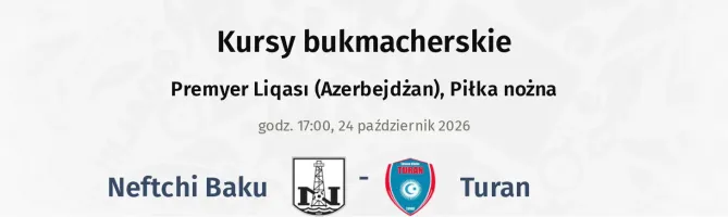 Neftchi Baku - Turan kursy bukmacherskie