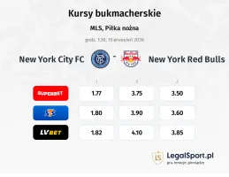 New York City FC - New York Red Bulls kursy bukmacherskie