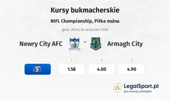 Newry City AFC - Armagh City kursy bukmacherskie