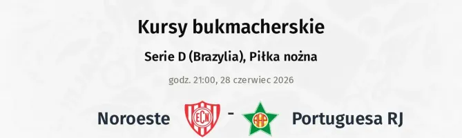 Noroeste - Portuguesa RJ kursy bukmacherskie