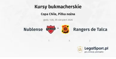 Nublense - Rangers de Talca kursy bukmacherskie