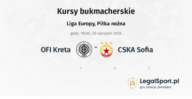 OFI - CSKA Sofia kursy bukmacherskie