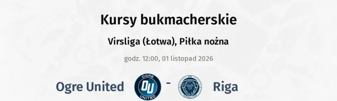 Ogre United - Riga kursy bukmacherskie