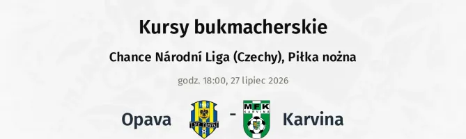 Opava - Karviná kursy bukmacherskie